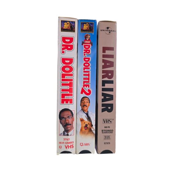 VHS BUNDLE 3 Titles Eddie Murphy & Jim Carrey - Picture 1 of 3
